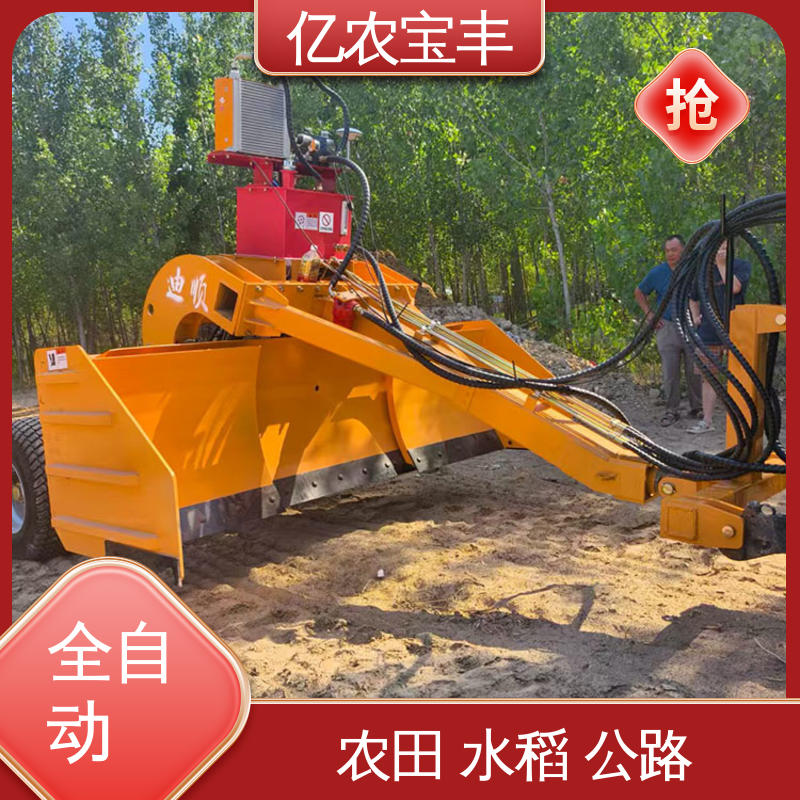 耕地 稻田 道路 路面 小型 py180c平地机 亿农宝丰