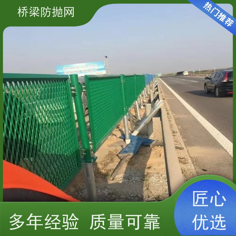 天桥防护网框架护栏网分隔带网高速桥梁隔离铁丝防眩网
