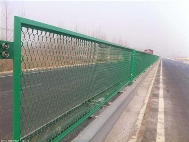 分隔带网拦道路防抛防晕网框架护栏网桥梁防眩网天桥防护网