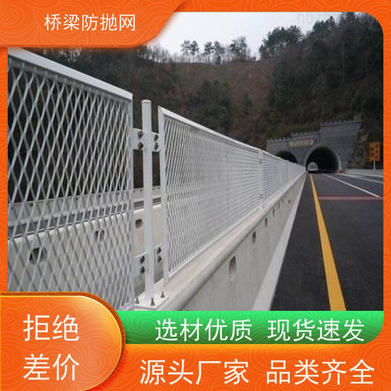 防抛网菱形防落物网铁丝网桥梁防眩网高速公路安全防护栏围栏