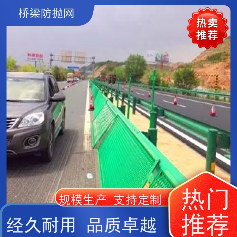 天桥防护网框架护栏网拦道路防抛防晕网高速桥梁隔离铁丝防眩网