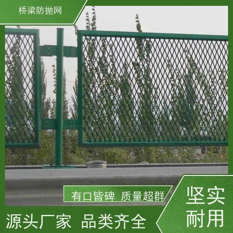 高速公路防眩网框架护栏网高架桥梁防抛网天桥防护网