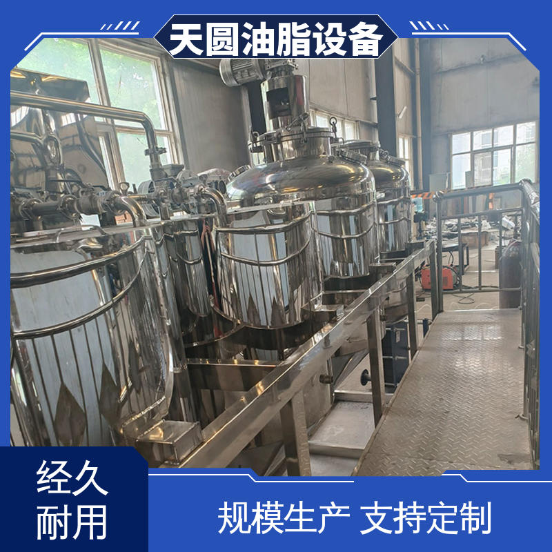 动物油熔炼设备 连续熬炼 免费技术指导 全密封式设计 厂家发货 天圆