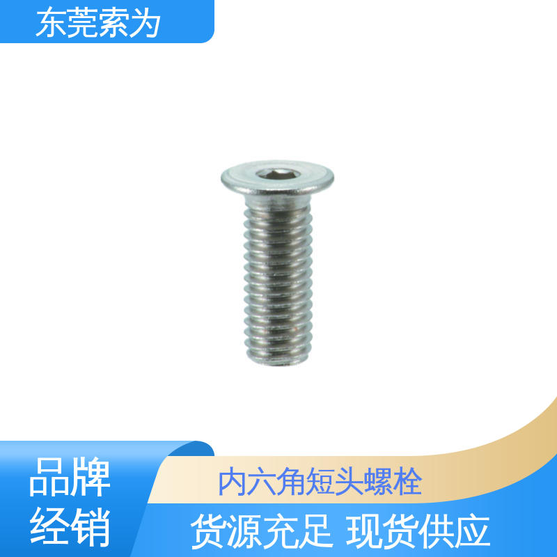 索为供应 SSHL 内六角短头螺栓 机械零配件 现货直供