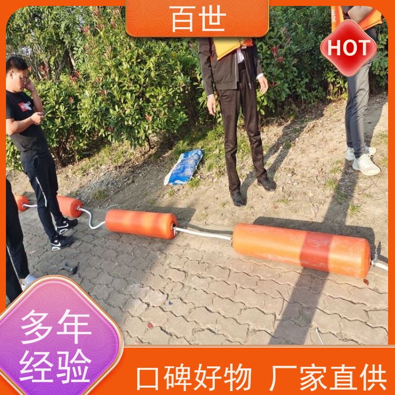 百世 城市内河 拦污屏障 水下挂网 生态友好材质