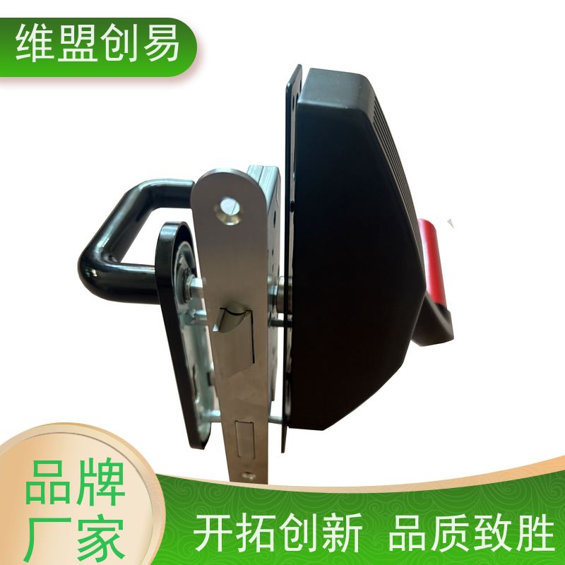 守门匠轻松开门工厂源头洁净门逃生锁推杠锁体