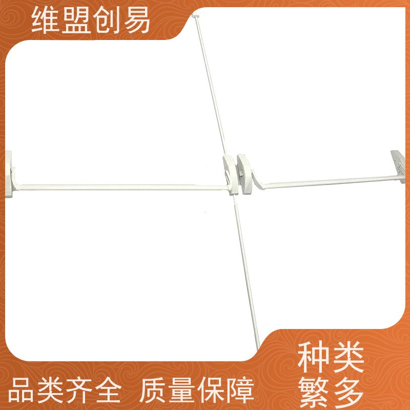 维盟创易 铝合金门 下压推杆锁 铁烤漆 佛山工厂
