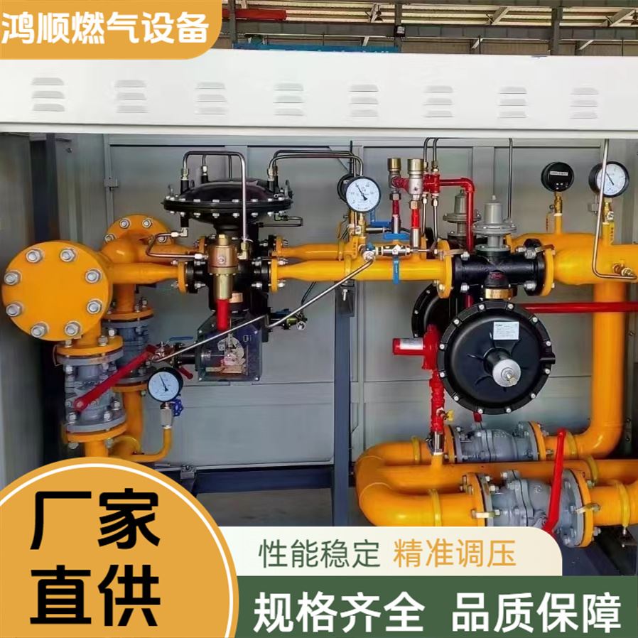 鸿顺 厂家供应 燃气减压计量柜 结构合理坚固耐用 按需定制