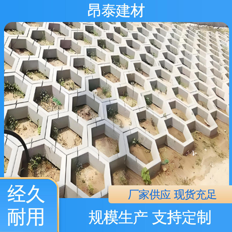 成品预制 耐磨耐风化 出货质检 混泥土空心砖 六棱护坡砖
