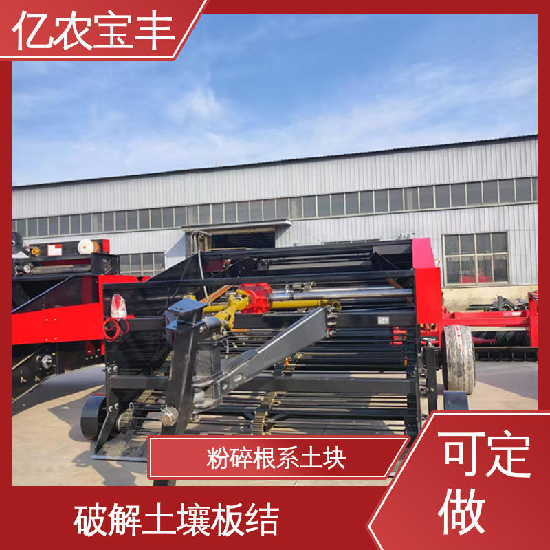动刀 转框 定刀 梳齿式 粉碎根系土块 大型 地膜回收加工机械 亿农宝丰