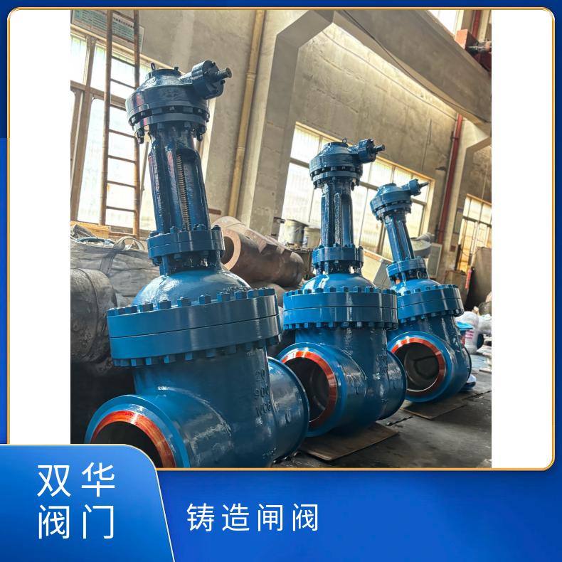 电动闸阀双相不锈钢管道小型气动衬氟阀 中法兰铸造 双华阀门