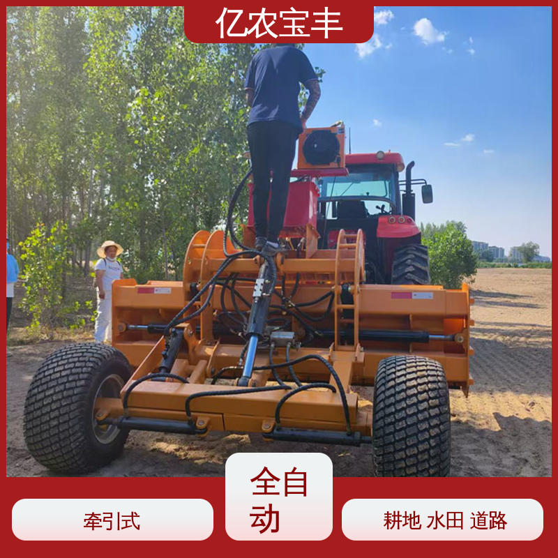 自动 拖拉式 耕地 稻田 道路 路面 gr180平地机 亿农宝丰
