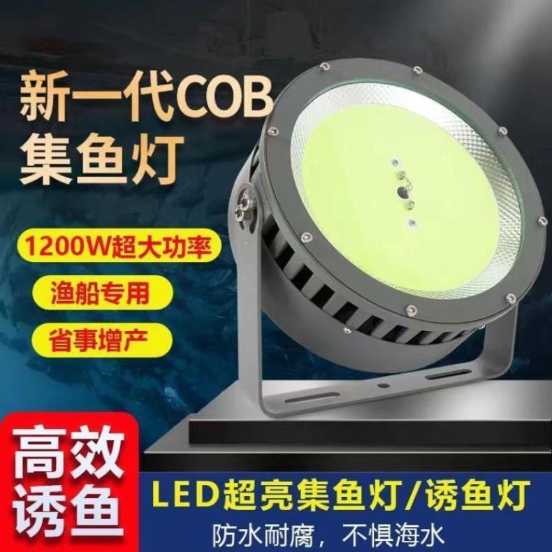 户外船用LED集鱼灯诱鱼灯220V压铸铝防水耐腐蚀抗干扰海钓捕鱼灯