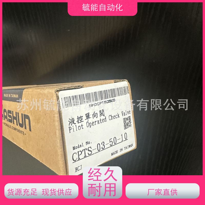 CPTS-03液压模具抽芯自锁油缸单向阀油顺ASHUN保压止逆阀