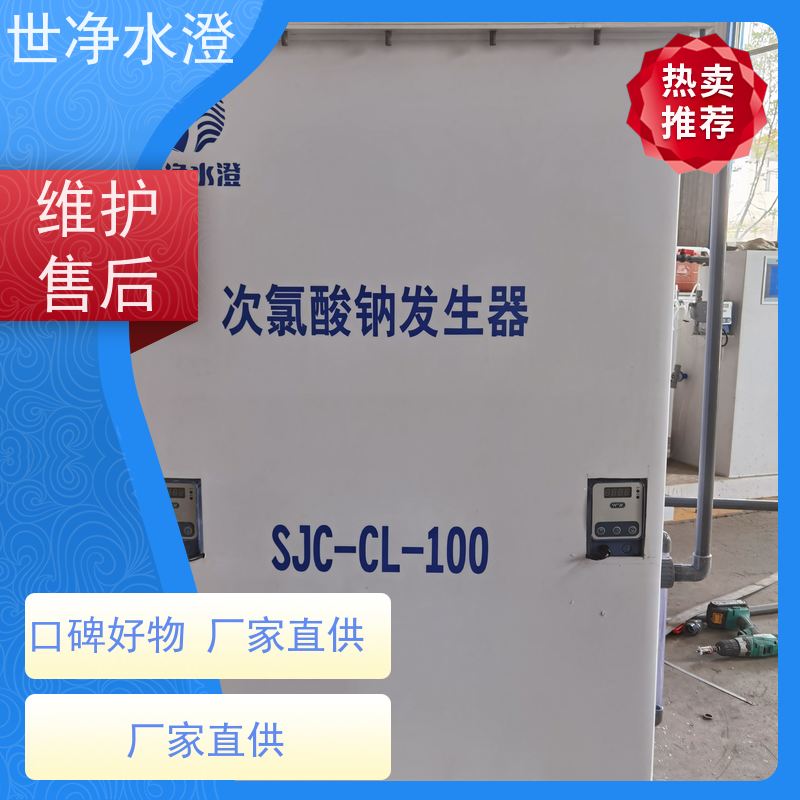 世净水澄 出水清澈 次氯酸钠发生器 碳钢防腐 使用范围广