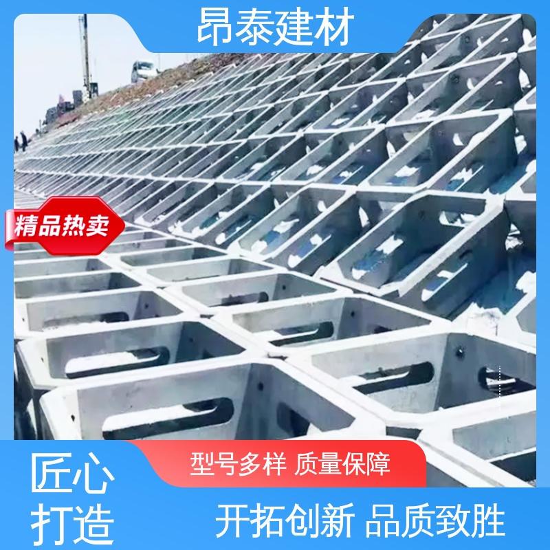 适应多种地形 抗压抗裂性能稳 防护河道边坡 箱式生态框 昂泰建材