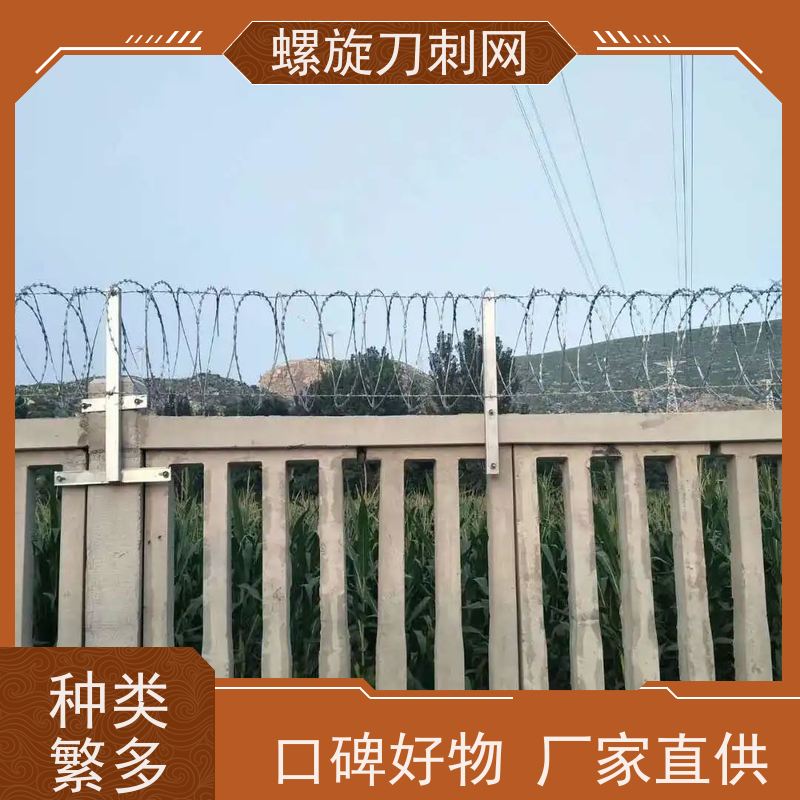 防攀爬刀刺网安全防护防爬不锈钢刀片刺绳高锌刺丝滚笼颜色
