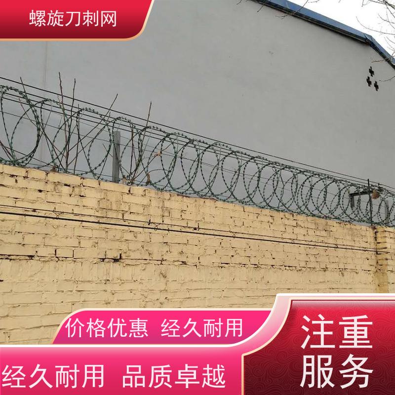 防盗刺绳加粗耐用警戒不锈钢螺旋刀刺网高锌刀片刺丝颜色