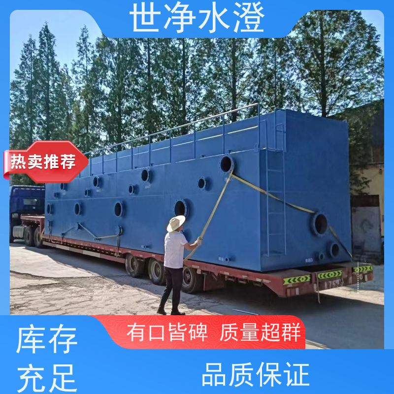 世净水澄 集装箱式 河水净化设备 签订正式合同 满足各种污水