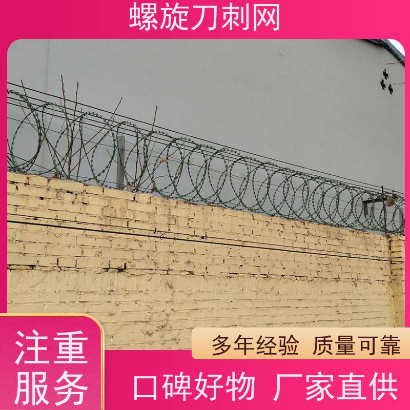 镀锌防攀爬滚刀刺高锌刀片刺网围墙防爬防盗带刺铁丝网铁蒺藜颜色
