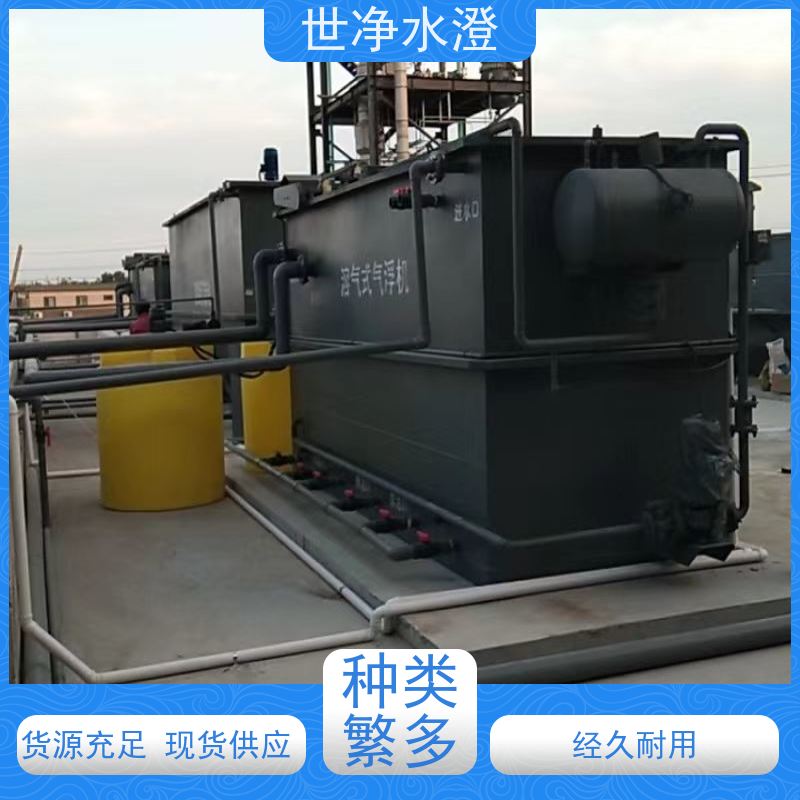 世净水澄 平流式溶气气浮机 可按需求定制 去除效率高 集装箱式