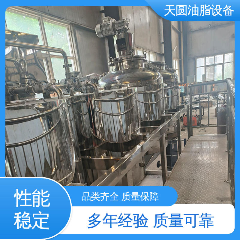 天圆 免费技术指导 行业适配广 智能操作 植物油精炼设备
