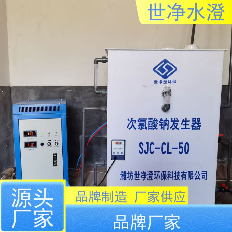 世净水澄 操作方便 一体式次氯酸钠发生器 可按需求定制 占地面积小