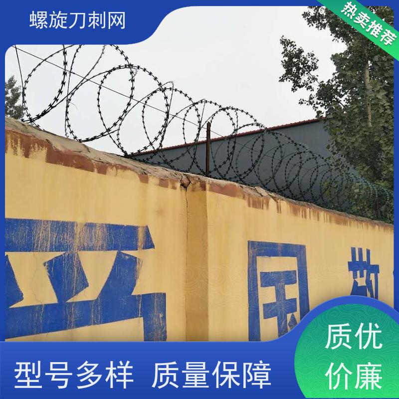 围墙防爬刺路边防攀爬铁蒺藜高锌刀片刺丝颜色