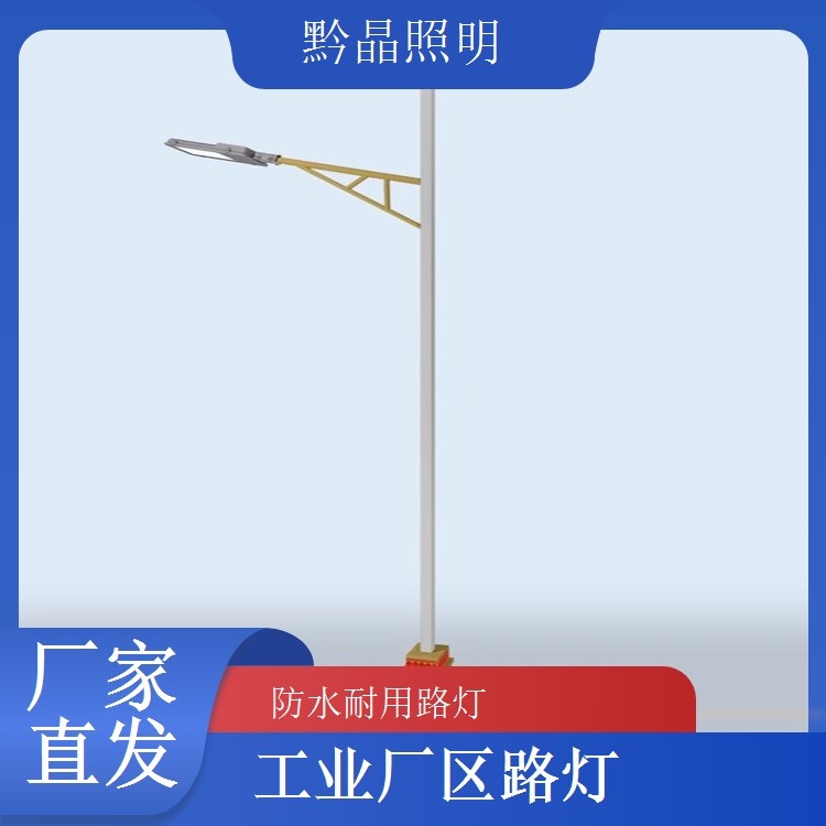 彩色户外 LED 路灯供应，RGB 调色功能，节日氛围照明更绚丽