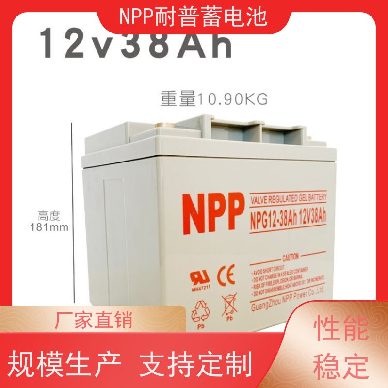 UPS不间断电源蓄电池 NPG12-100 铅酸胶体阀控式 安装维修维护