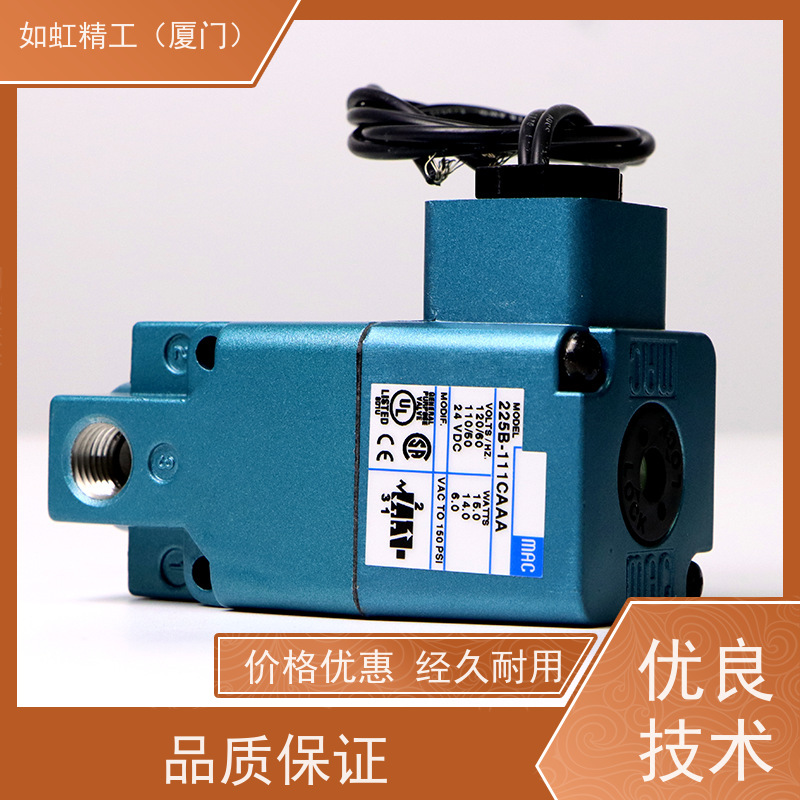 MAC气动高频电磁阀34B-ABA-GDFA-1KA/34C/44C-1KT带导线