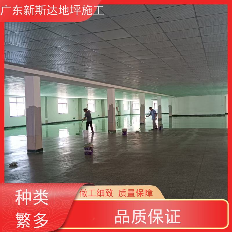 地下停车场防尘抗菌固化地坪漆施工耐酸碱度