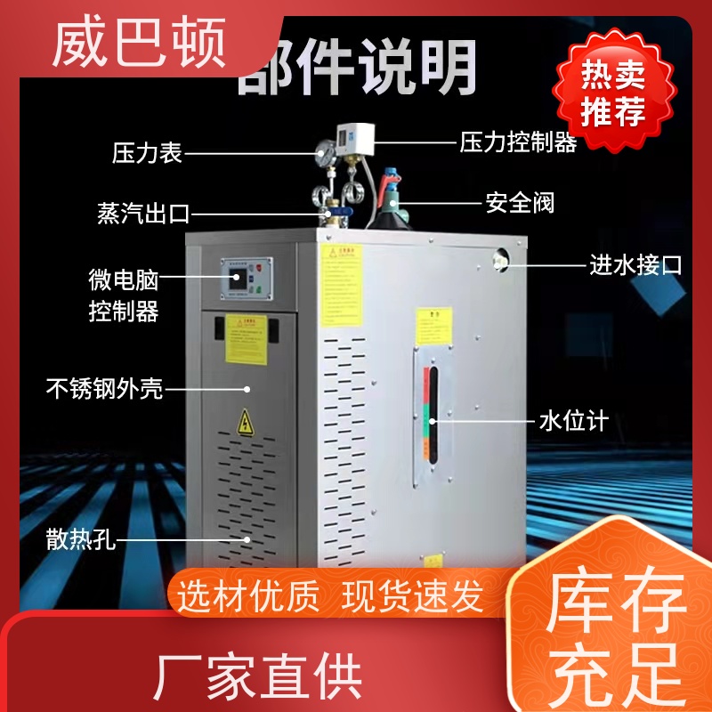  医院消毒行业 304 不锈钢内胆 常压电锅炉 超温保护