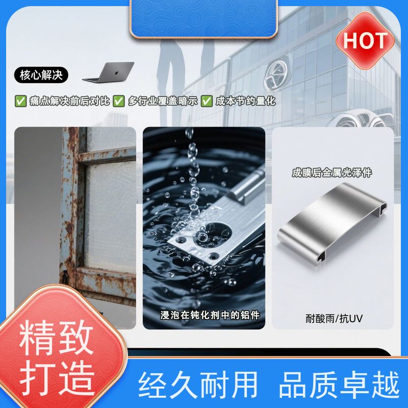 华凯 铝合金钝化剂 生物降解率98% 盐雾1000h守护者