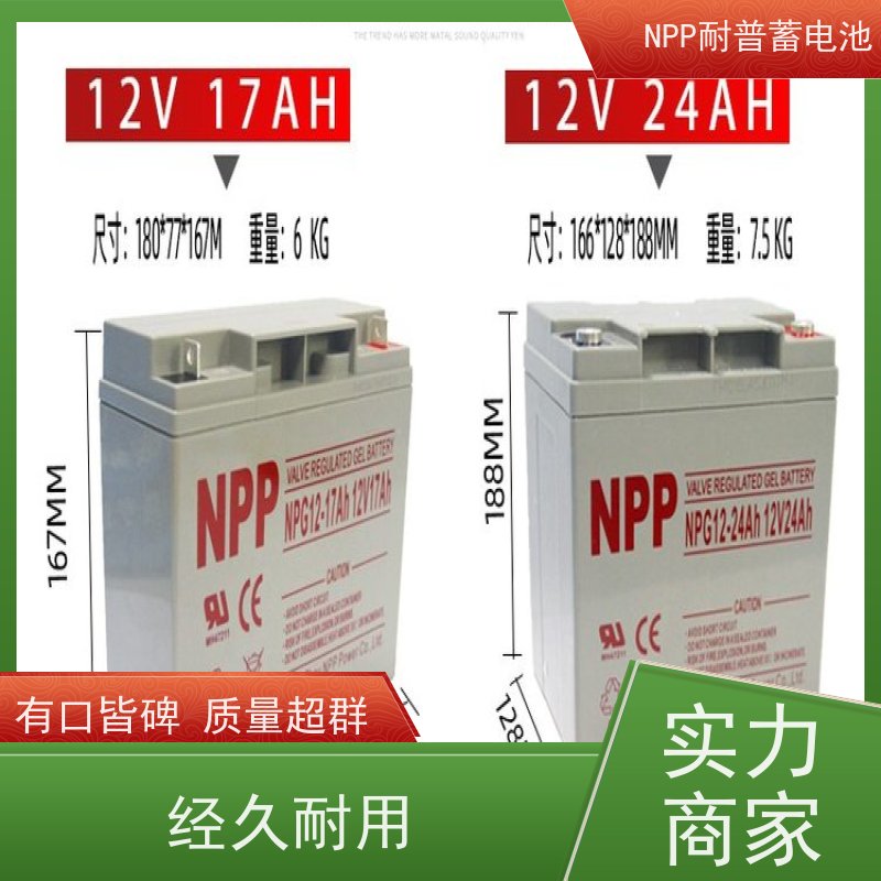 耐普蓄电池 NPG12-150 适用光伏通信消防 维修维保服务