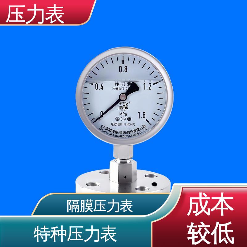 天康 Y-M 系列 弹簧压力表 经济性佳 类型多样 实力厂家 支持定制