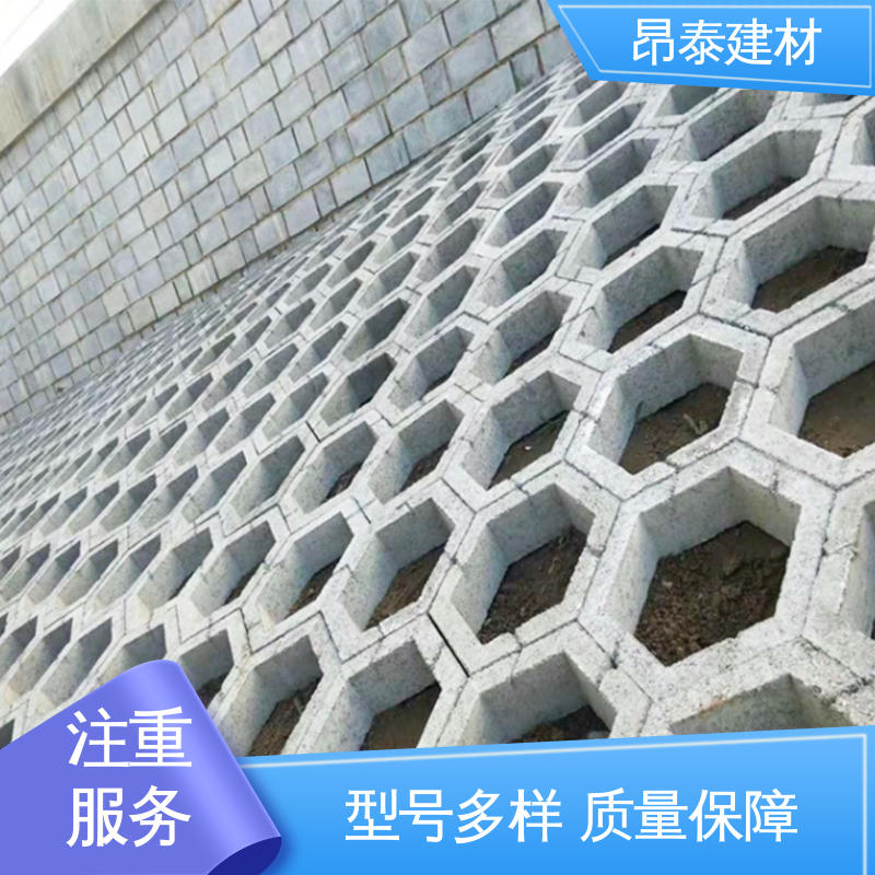 多种规格 结构稳定 混泥土实心砖 六棱护坡砖 承压能力强