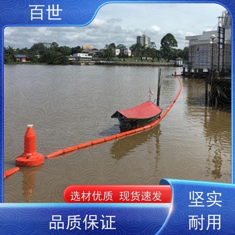 百世 泥石流多发区 拦漂排 水下挂网 生态友好材质