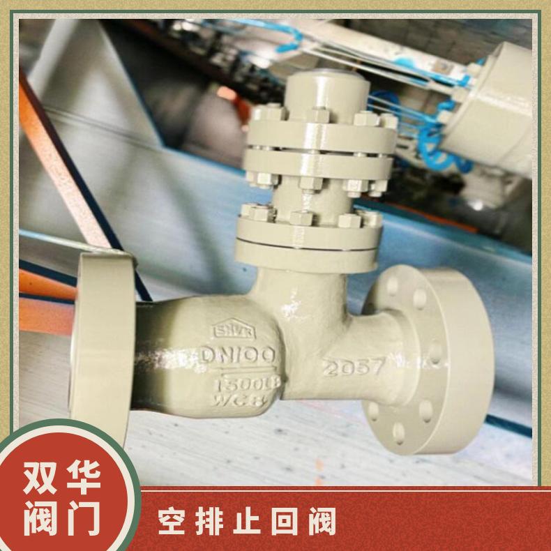 H48Y空排止回阀 防倒流电站专用高温高压法兰连接 双华阀门
