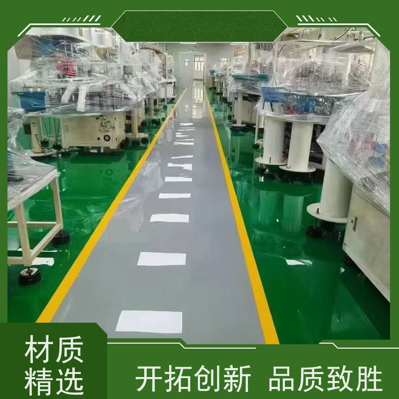 地下停车场防尘抗菌防静电自流平施工耐酸碱度
