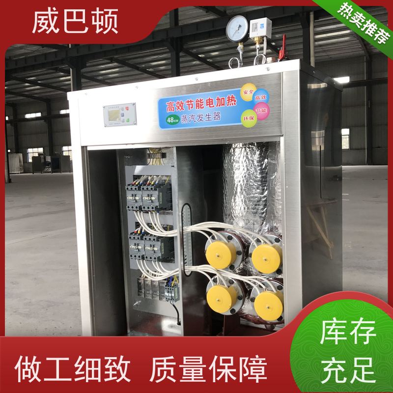 全不锈钢材质占地仅1㎡ 不锈钢材质 1吨电蒸汽锅炉 超温保护