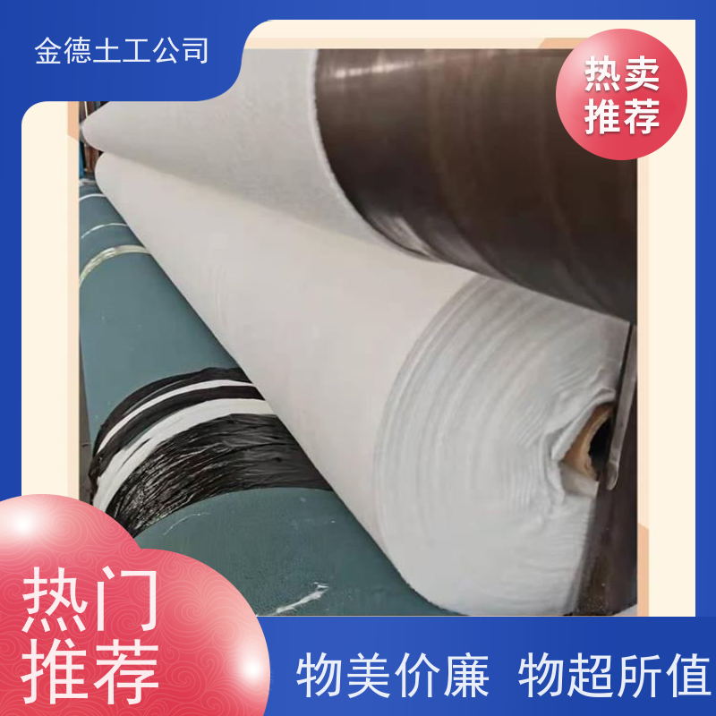 不同材料分区铺设 国标短丝土工布500g 避免不均匀沉降 厂家