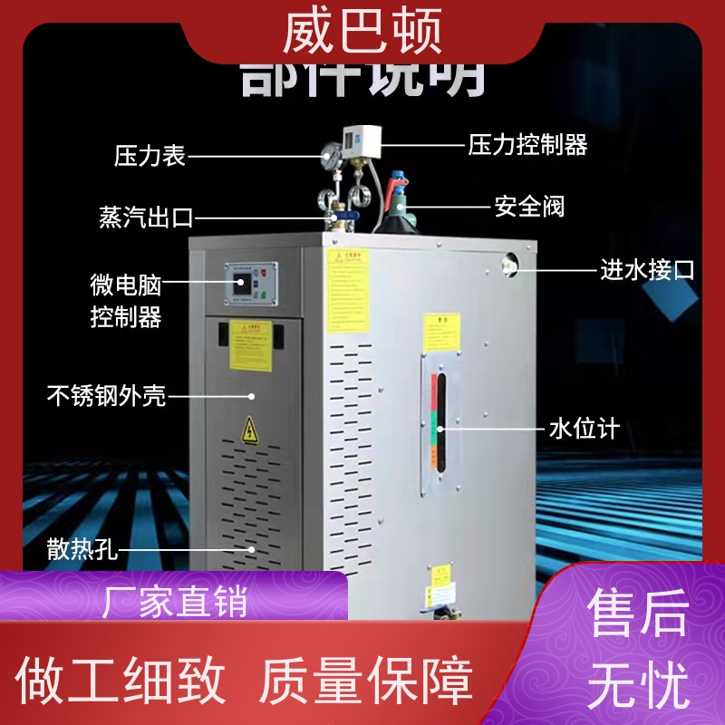  216KW电蒸汽发生器 超温保护 电子制造行 高压7公斤