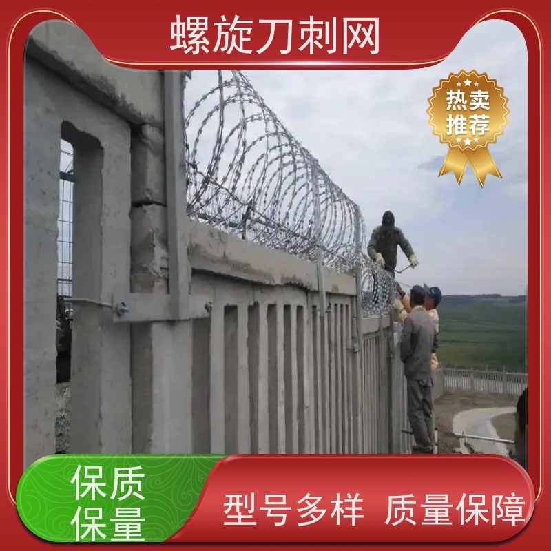 不锈钢滚笼防锈防护网路边防攀爬铁蒺藜围墙刀刺网材质
