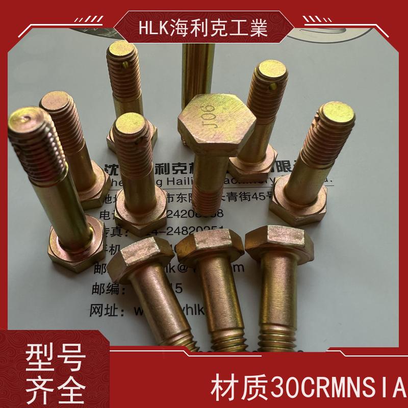 海利克精工制造 HB1-101-HB0-9头部带孔六角头螺栓 钝化 M14