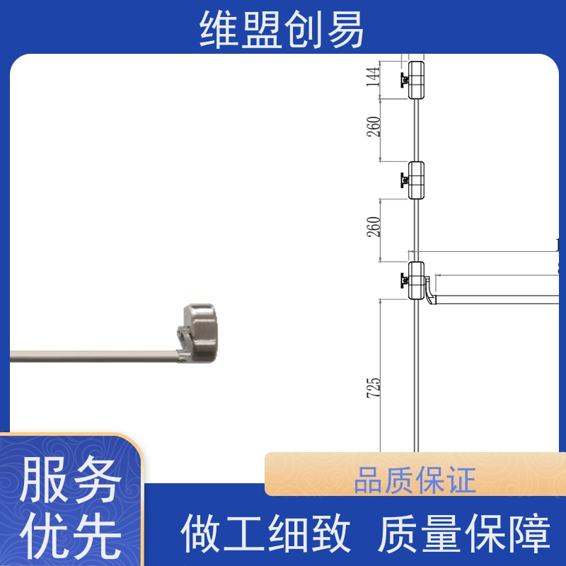 守门匠地铁抗风压四点锁抵御台风密封性良好