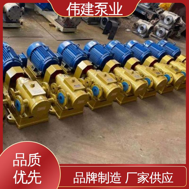 伟建生产 卧式螺杆泵 化工保温用 不易变形 结构紧凑 
