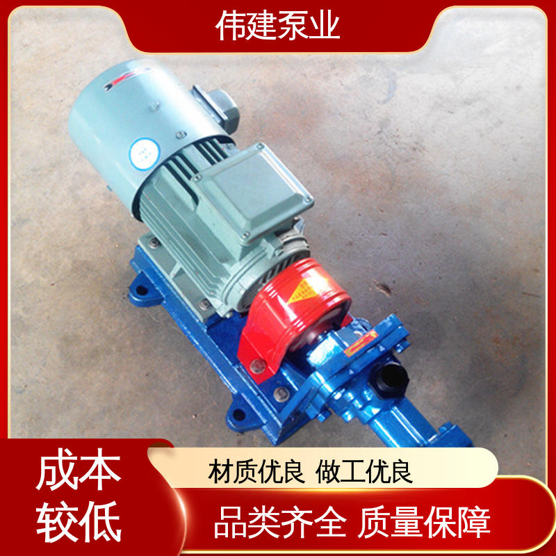 伟建供应 结构紧凑 现货直发 卧式螺杆泵 电力驱动