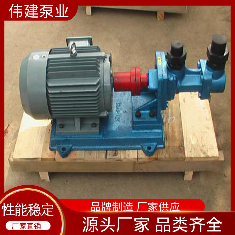 规格齐全 振动小噪音低 石蜡树脂用 高粘度重油泵 伟建供应