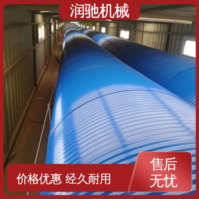 润驰供应 煤矿砂石料厂用 安装方便 皮带机遮雨罩 蓝色B1000